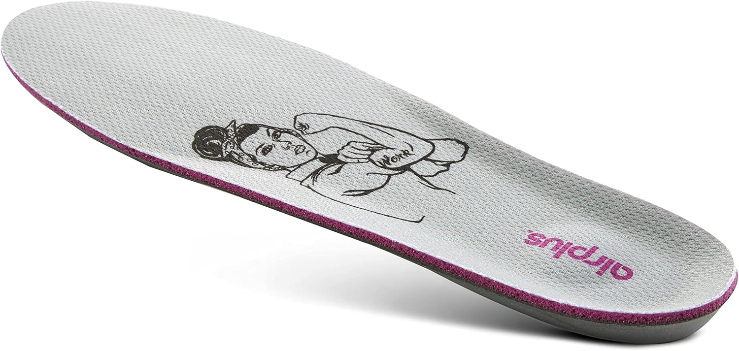 Airplus Ultra Work Memory Plus Shoe Insoles for Long Lasting Comfort, Womens, Size 5-11