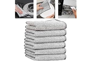 Pure Metal Star Kitchen Mesh Cloth, 6 PCS Beepow Dishwashing Wipes Towels...