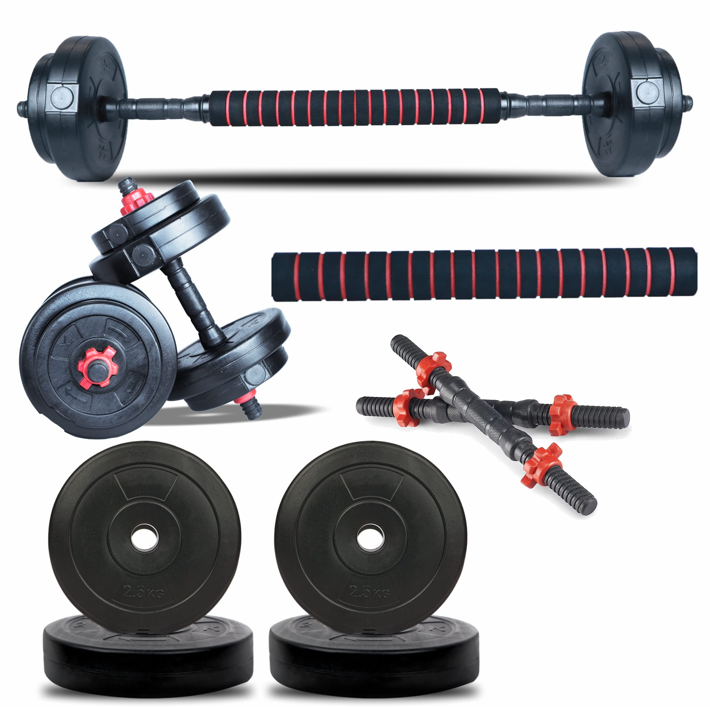 StarX Adjustable Dumbbells, 10Kg Free Weight Set with Connector Rod Dset (B0C1C5KGVP) Amazon Price History, Amazon Price Tracker