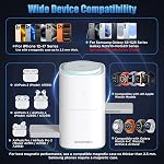 3 in 1 Wireless Charging Station for Apple & Samsung, Qi2 Certified 15W Fast Magnetic Wireless Charger Stand for Magsafe iPhone 17/16/15/14/13/12 Pro Max, Galaxy S25/24/23/22, AirPods, iWatch