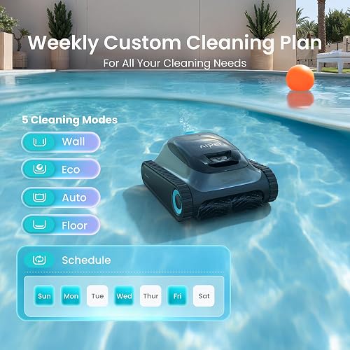 (2026 Upgrade) AIPER Scuba S1 Robot Piscine Nettoyage Sol, Parois & Ligne d’Eau, Autonomie de 270 Min, Filtration Ultra-Fine, Navigation Intelligente, Application & Mises à Jour OTA, Gris - 3