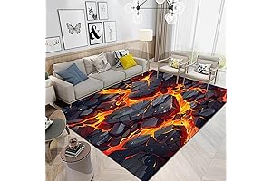 Floor Is Lava Rugs: Immersive 3D Illusion Rugs for Kids' Adventures and Home Decor