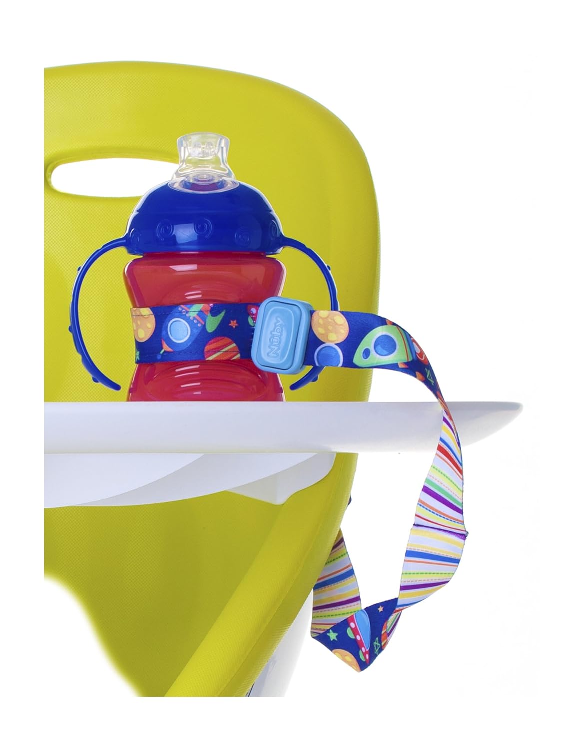 Nuby Keepeez Adjustable Bottle/Cup Strap, Blue