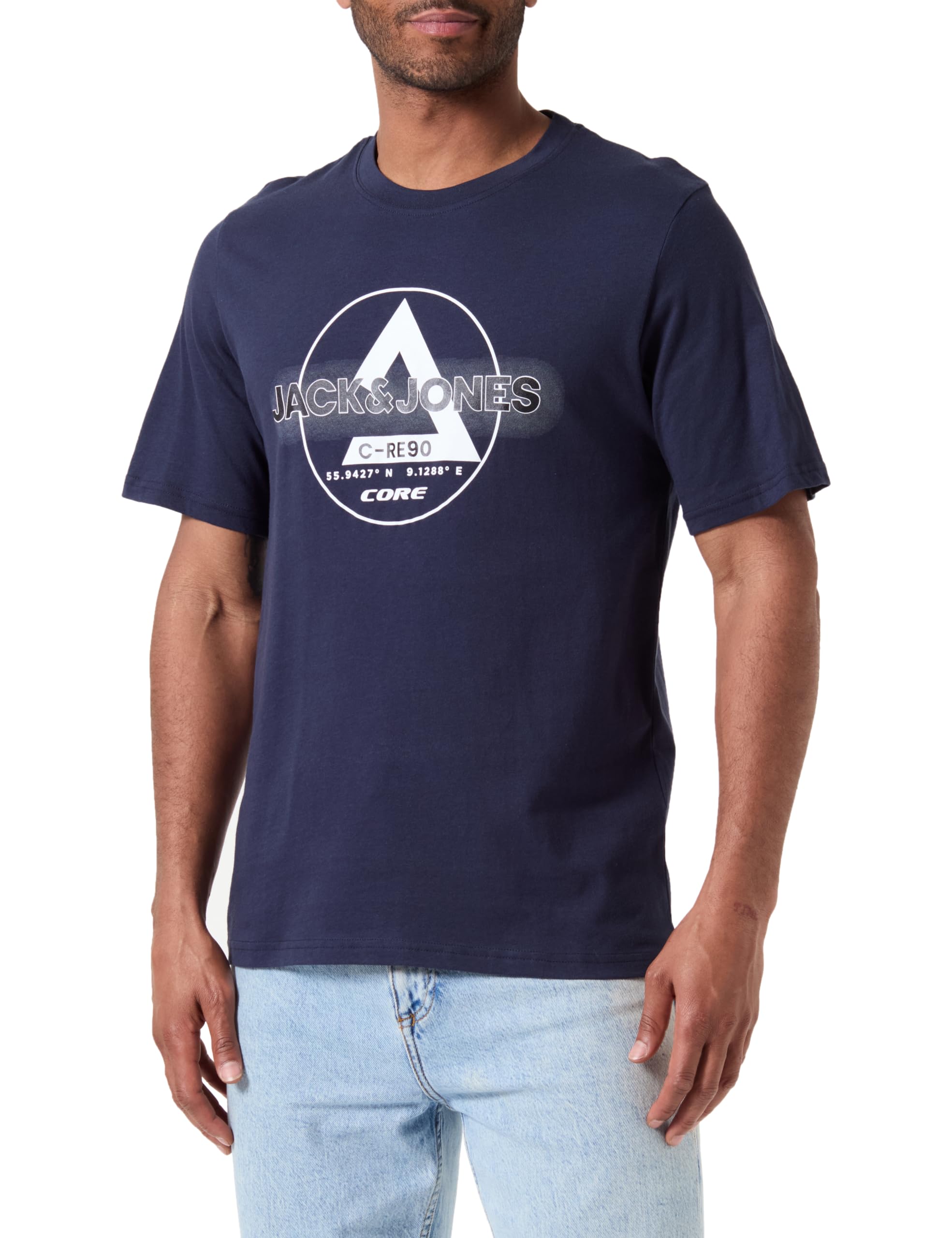 Jack & Jones Jcotext Cotton tee SS Crew Neck Fst Camiseta para Hombre