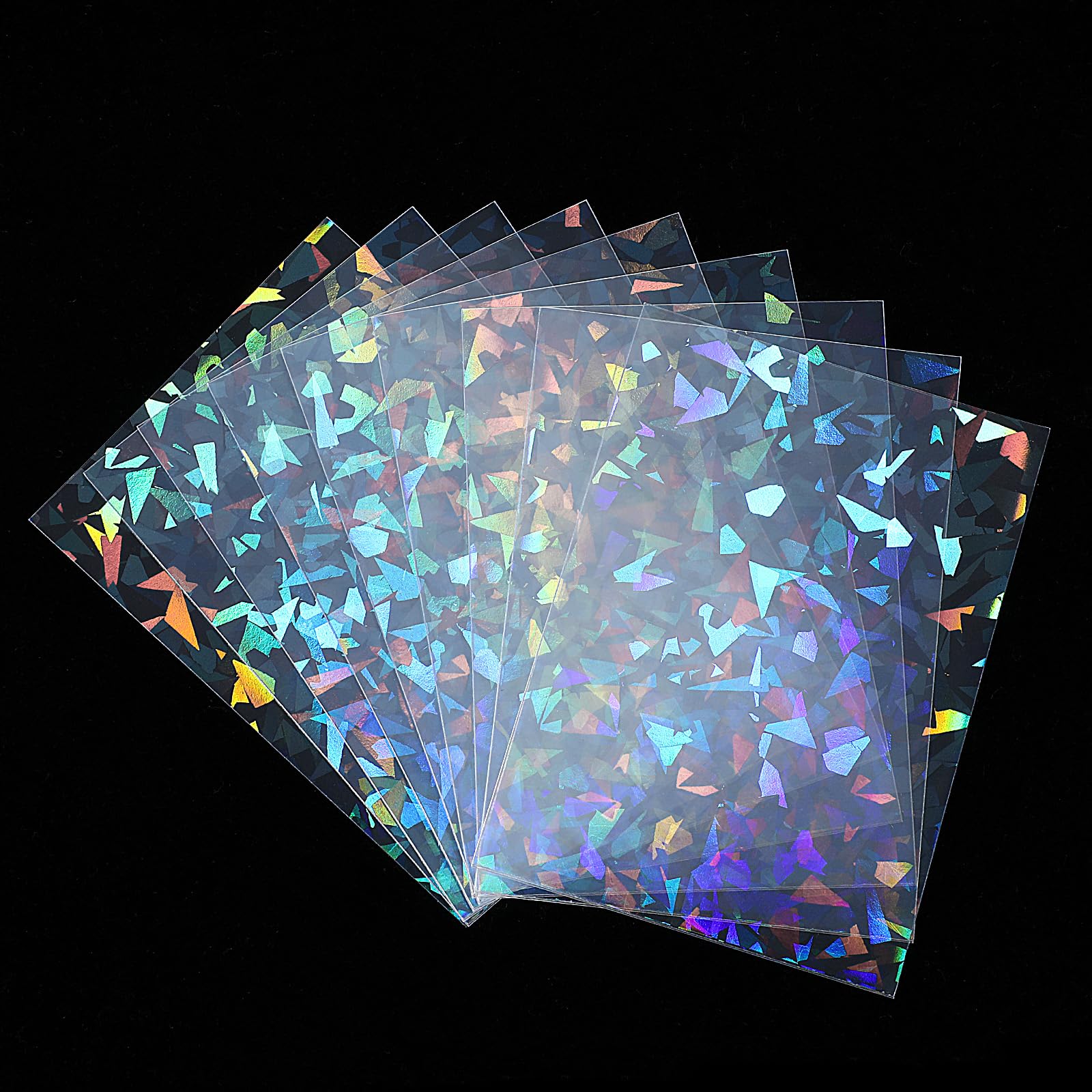 100 Pcs Photocard Sleeves Gravel-Shape Laser Flashing Card Sleeves Trading  Card-Sleeves Holographic Foil Protective Cover Foil Card Protective-Sleeve  65x90mm - BigaMart