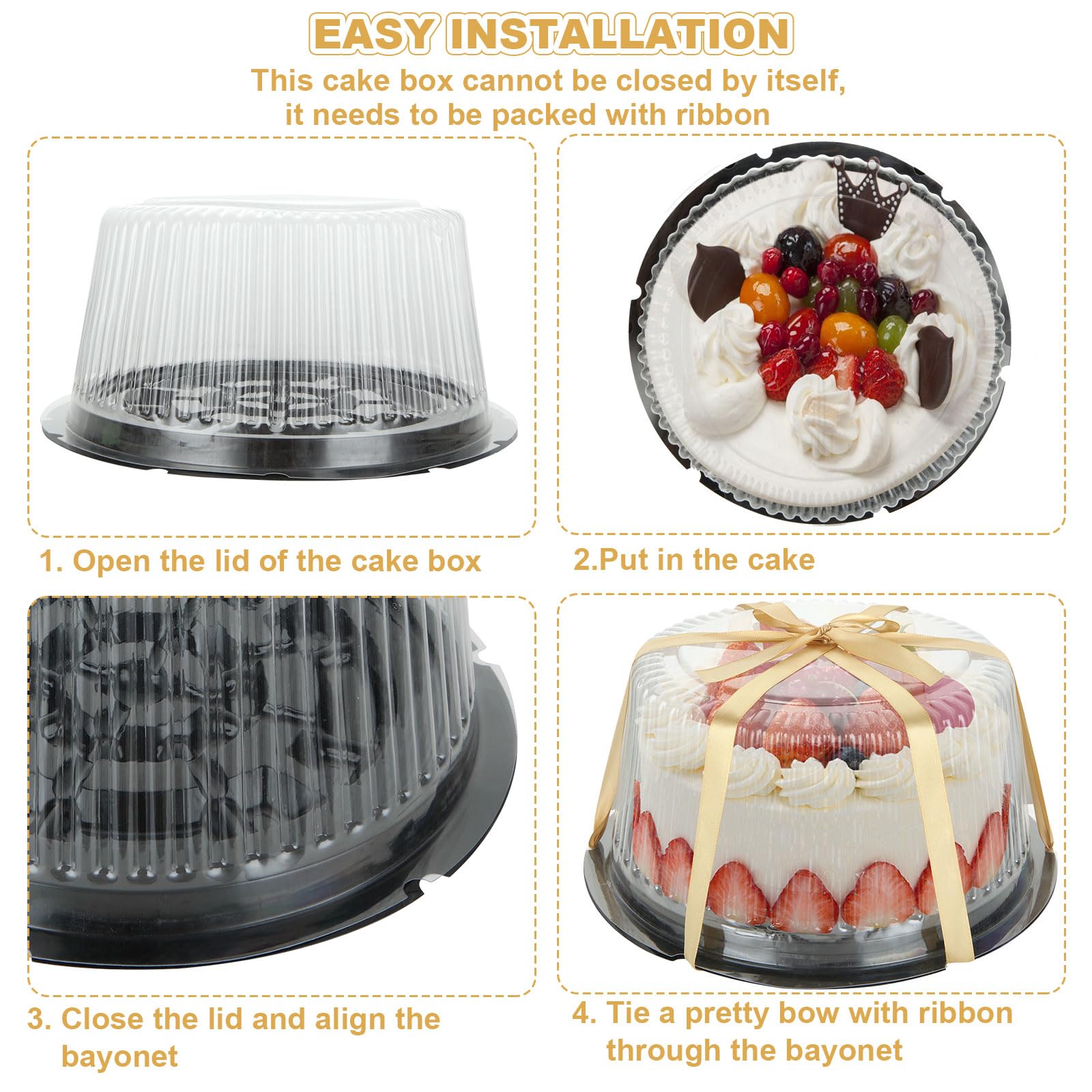 Bundt Cake Carrier 10-Pack 10