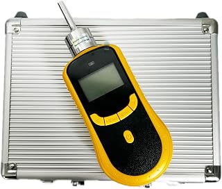 HCN Gas Monitor Handheld Hydrogen Cyanide Gas Detectors with Measuring Range 0 to 10ppm Resolution 0.01ppm LCD Display USB Data Transmission CPA Certificate Sound, Light, Vibration Alarm