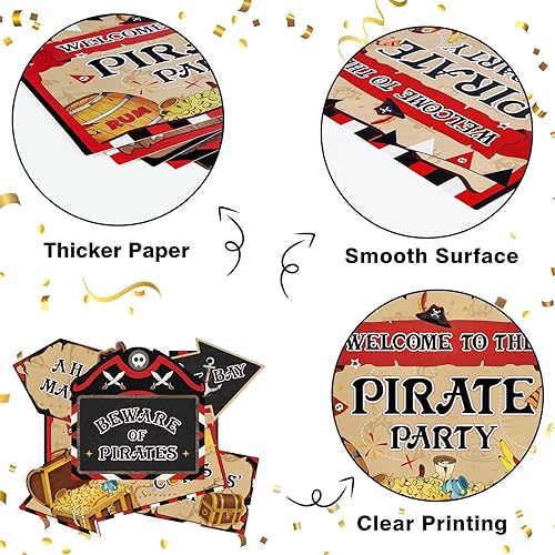 Miniatura 90 de WERNNSAI Decoraciones de fiesta de tiburón: 6 piezas divertidas de decoración de fiesta de cumpleaños de tiburón para niños y niños bajo el mar