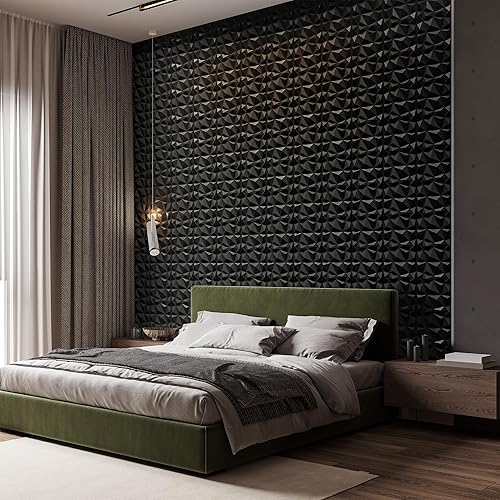 Miniatura 7 de INMOZATA Paneles de pared 3D para decoración de pared interior, paquete de 33 paneles de pared decorativos de 12 x 12 pulgadas, panel decorativo con