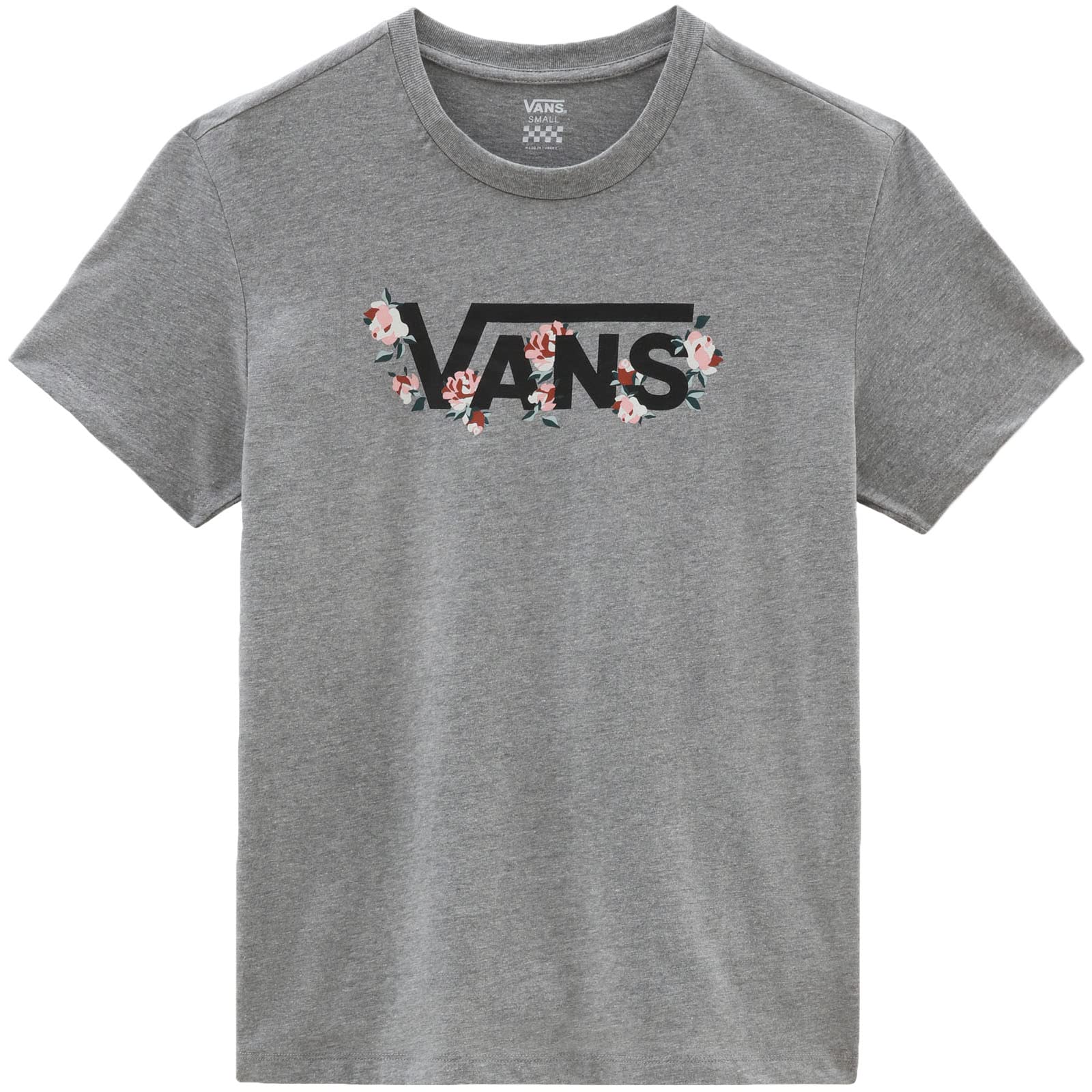 Vans Damen Rosey Vans Bff T Shirt, Grey Heather, L EU