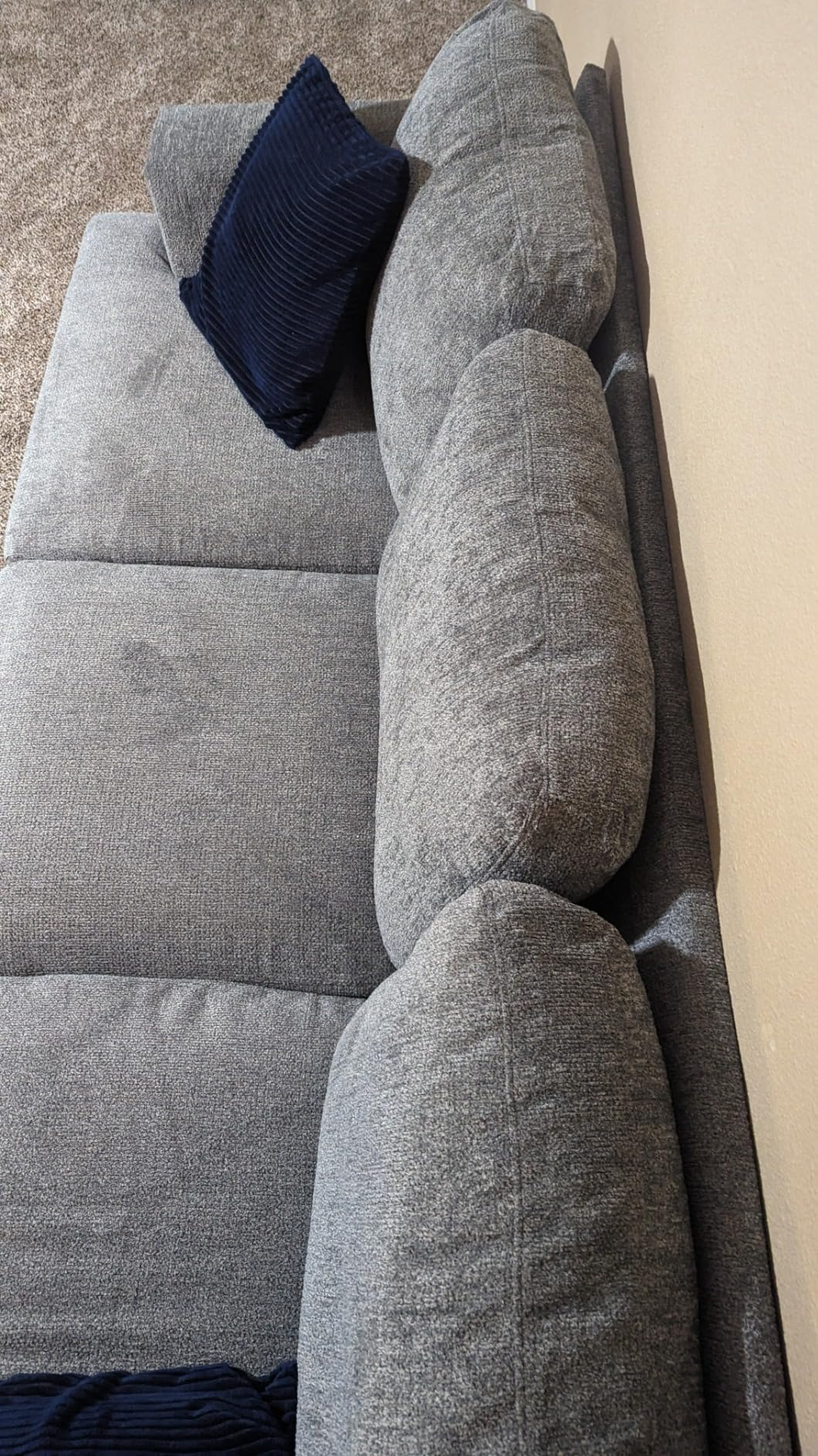 10/mo Finance Sofa, Comfy Sofa Couch with Extra Deep Seats, Modern
