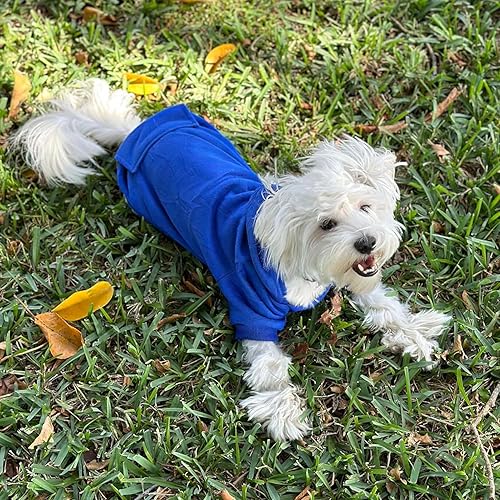 Miniatura 88 de Jecikelon - Sudadera con capucha y bolsillos, cálida para invierno, para perros pequeños, ropa de abrigo para chihuahuas, disfraz para cachorros