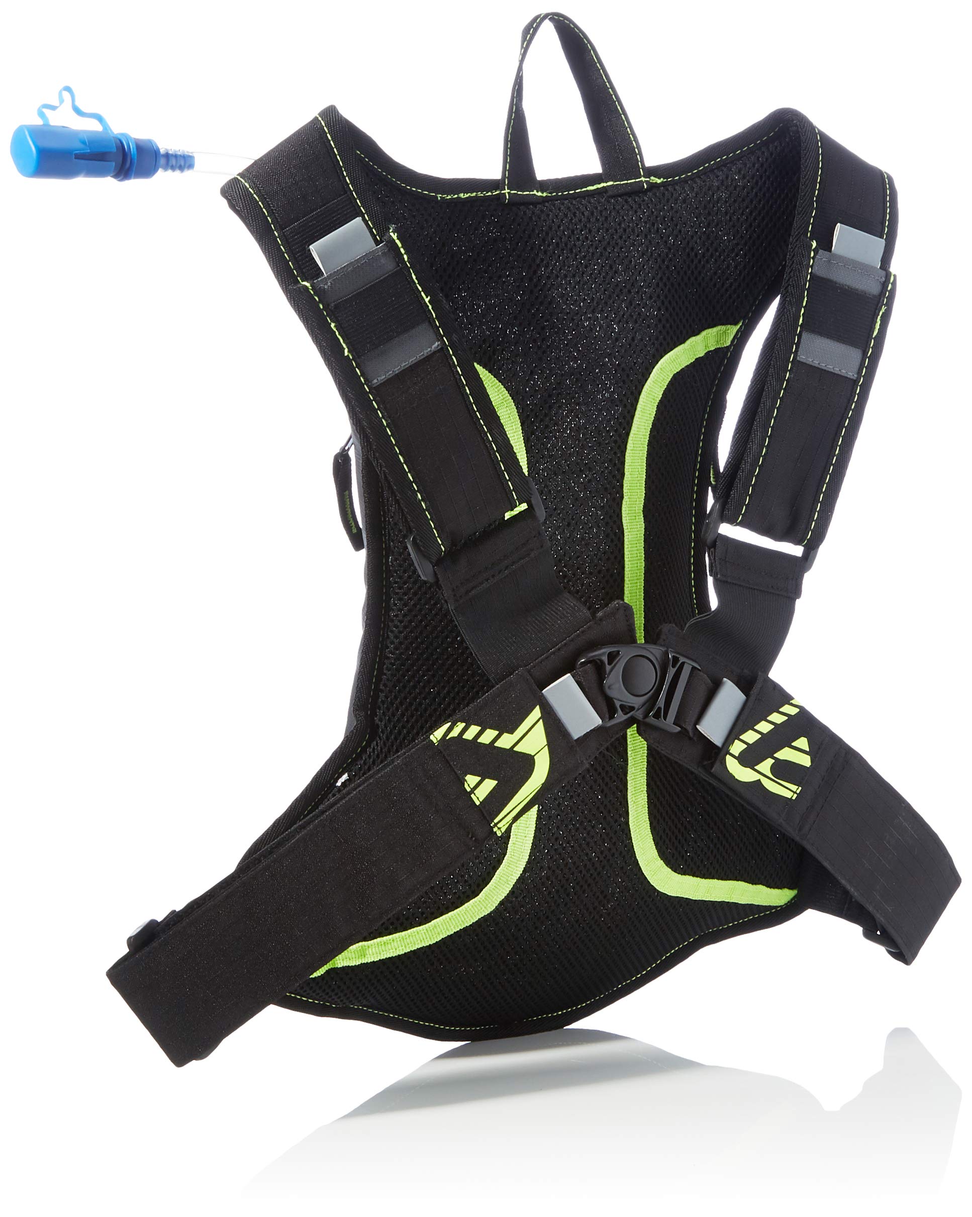 Acerbis DIO0000790 Zainetto Acqua Drink Bag, Nero/Giallo