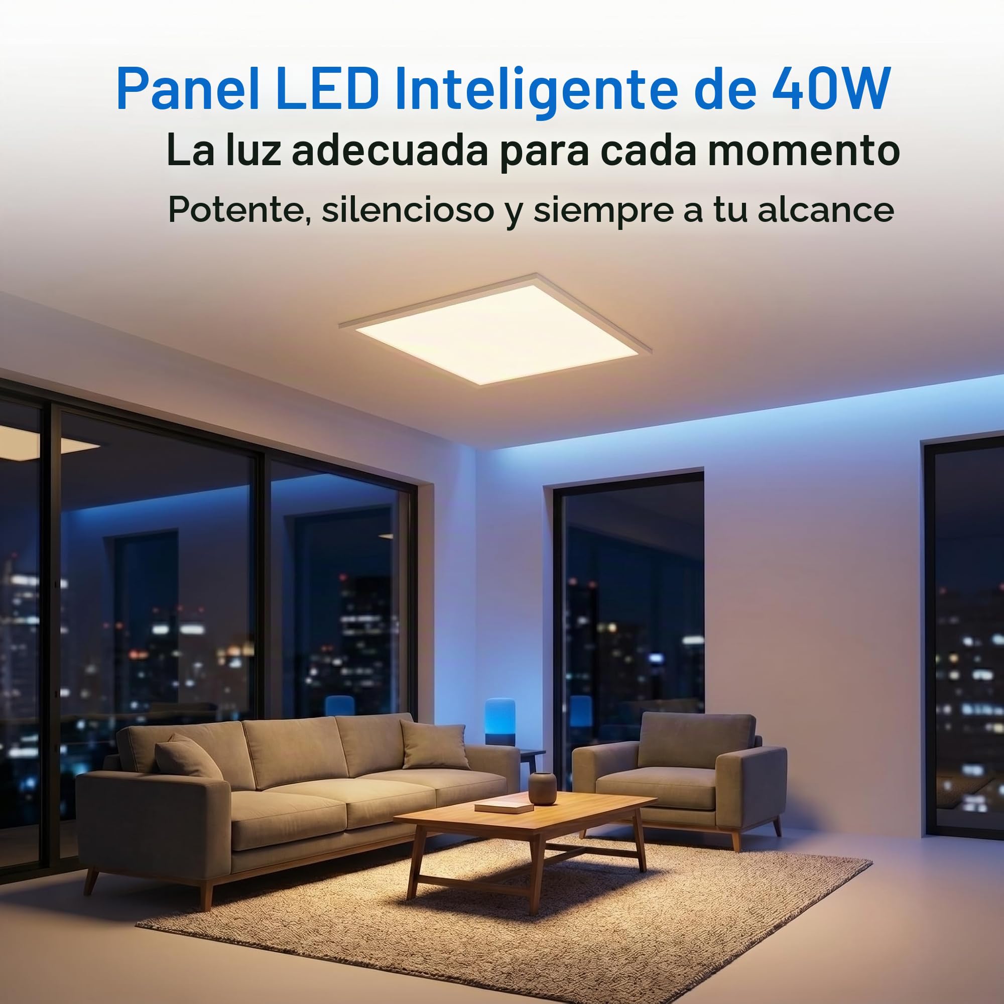 BARCELONA LED Panel LED Smart WiFi 60x60 RGBW CCT 40W
