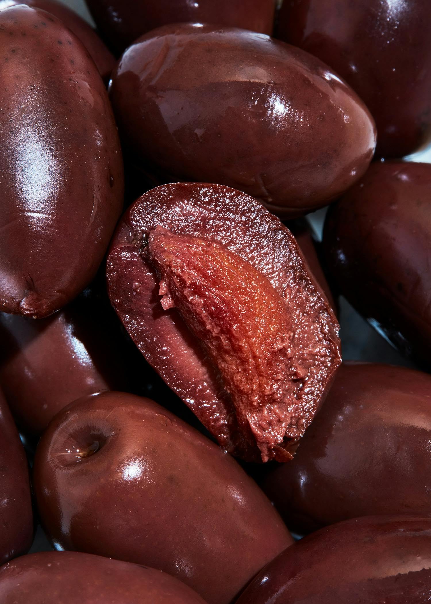 KoRo - Olives Kalamata Bio avec noyau 6 x 400 g - aromatique unique - olives naturelles en saumure - provenance Grèce