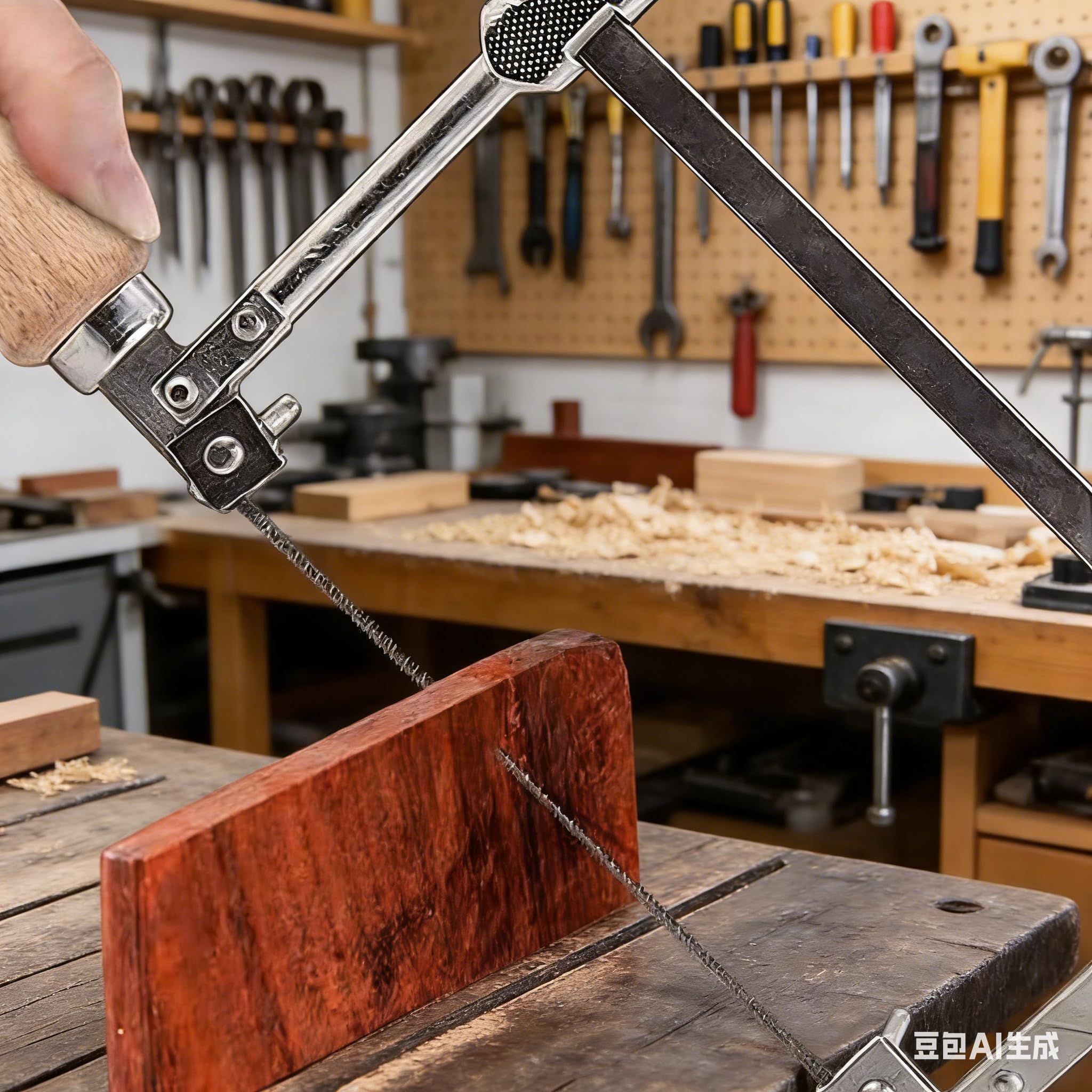 Juweliersäge Metallsäge Bogensäge verstellbare Laubsäge mit 12 Laubsägeblätter, Dekupiersäge Drahttsäge Schmucksäge für Holz, Holzbearbeitung Glas Metall