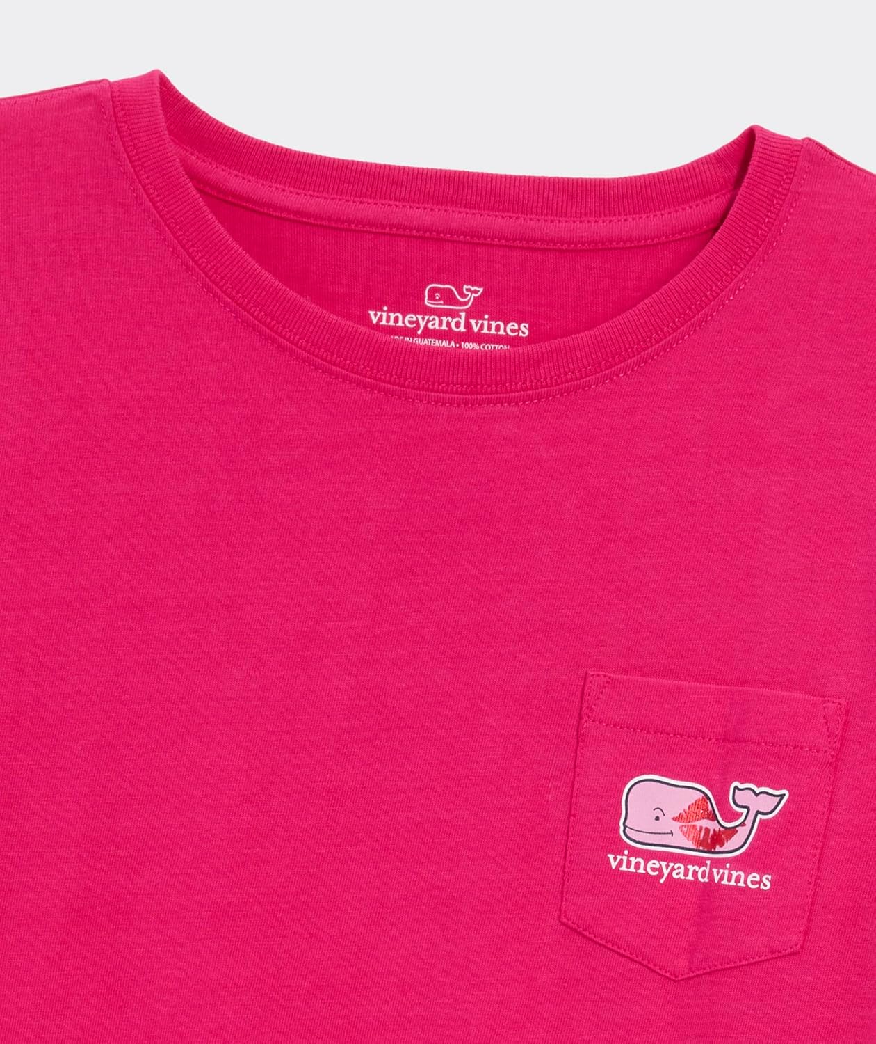 Vineyard Vines Womens Kissed Allover Whale Long-Sleeve Pocket Tee - Image 3