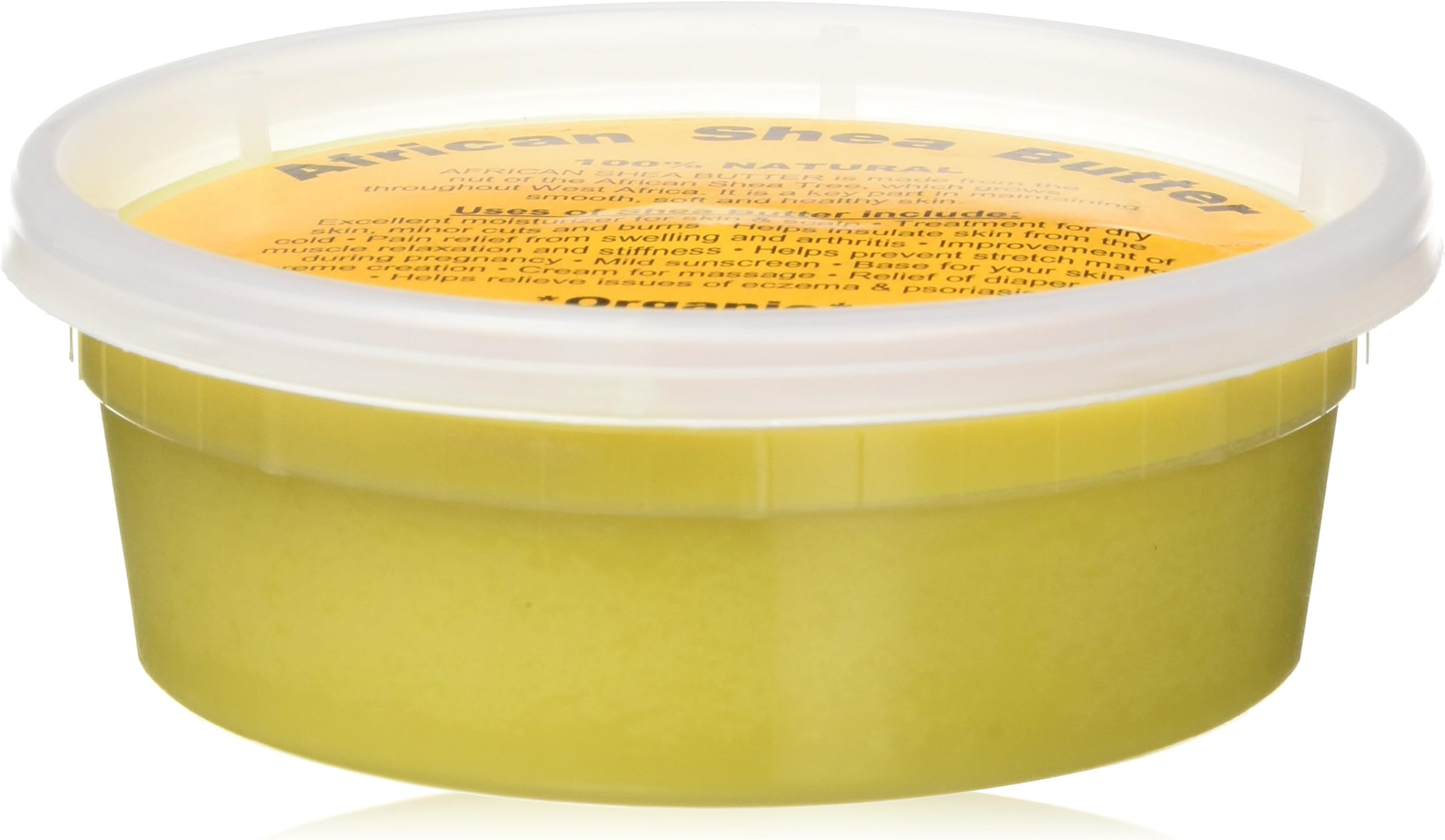 African Shea Butter Cream (100% Pure & Raw, Gold) (8 oz FOUR PACK)