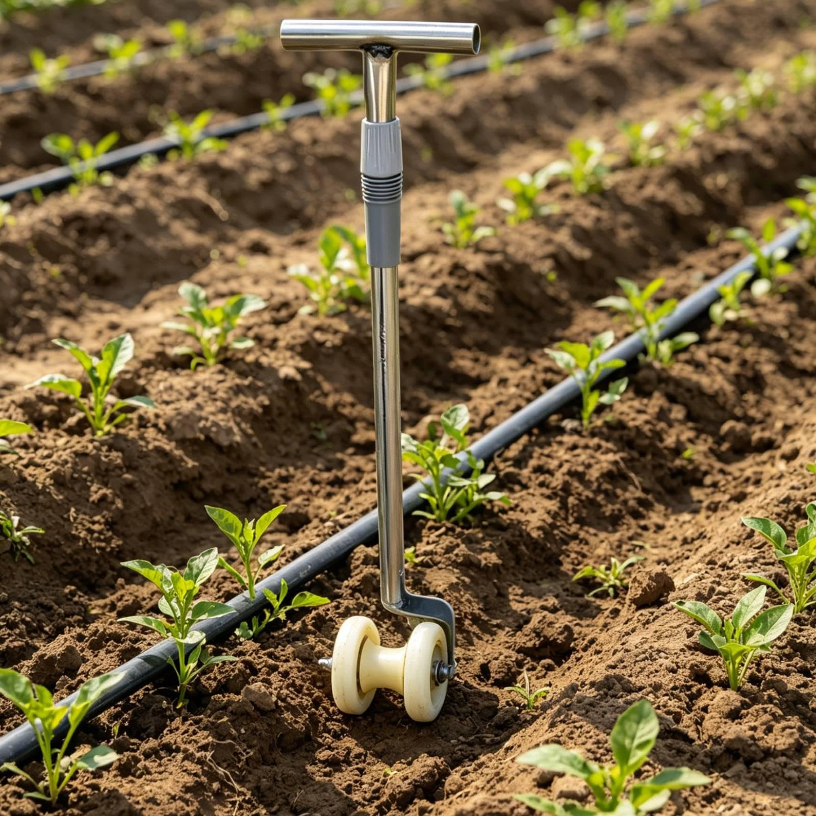 Attrezzatura per Sollevare Il Nastro di Irrigazione per Agricoltori, Semplice Strumento in Metallo per L'irrigazione.