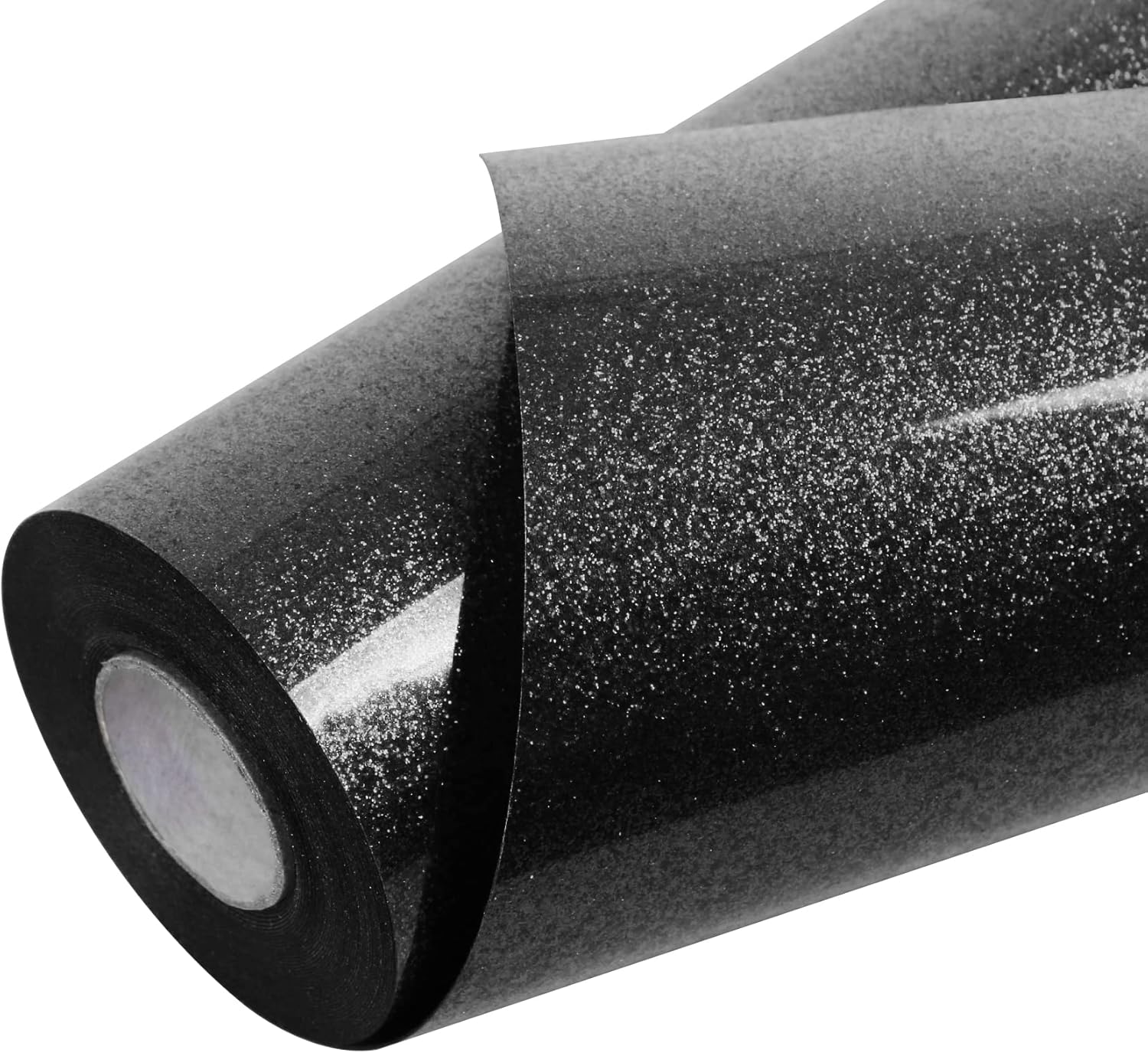 TORC Black Glitter HTV Heat Transfer Vinyl Roll 12 inch x