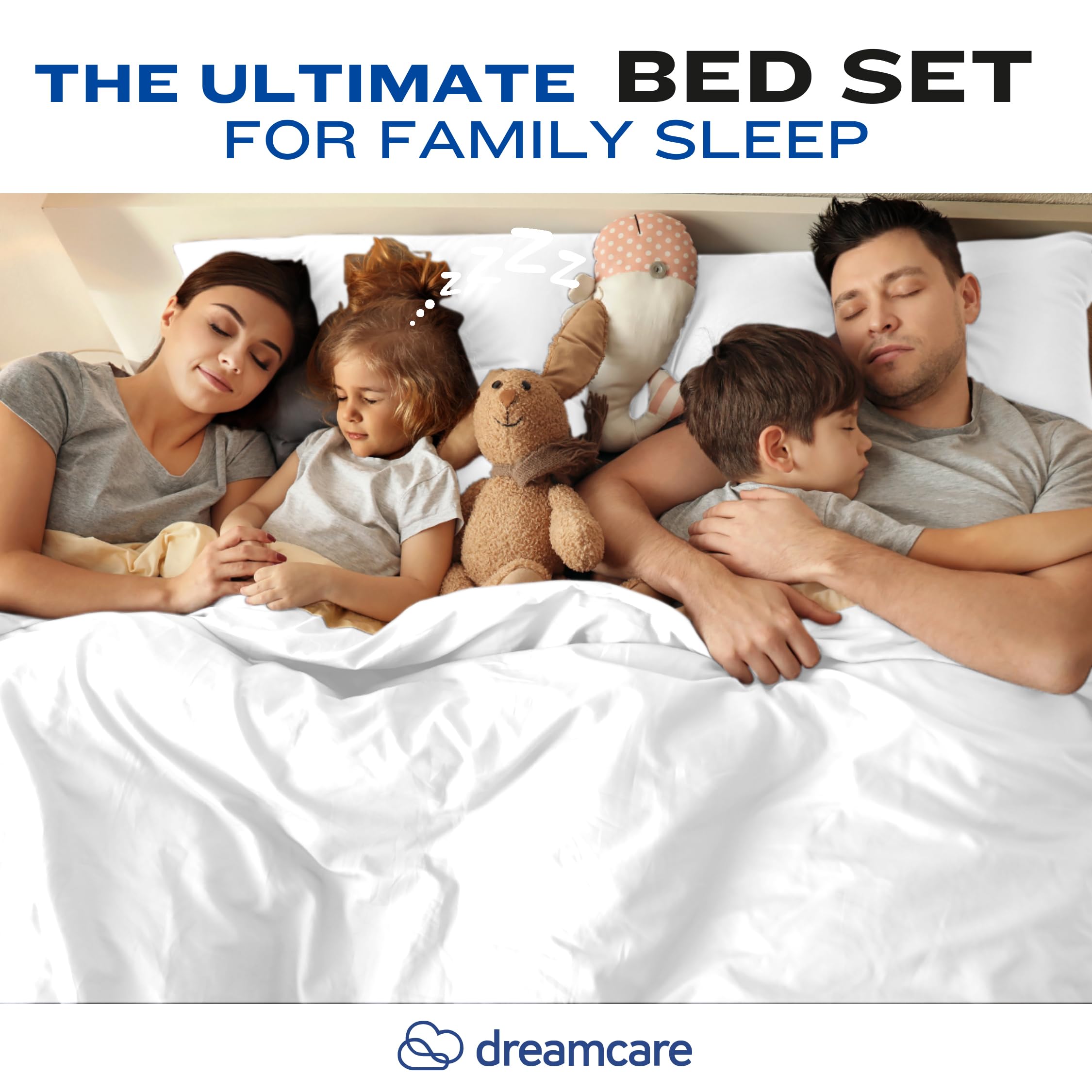 Amazon.com: DREAMCARE King Size Sheets Set – 4 pcs Cooling Sheets