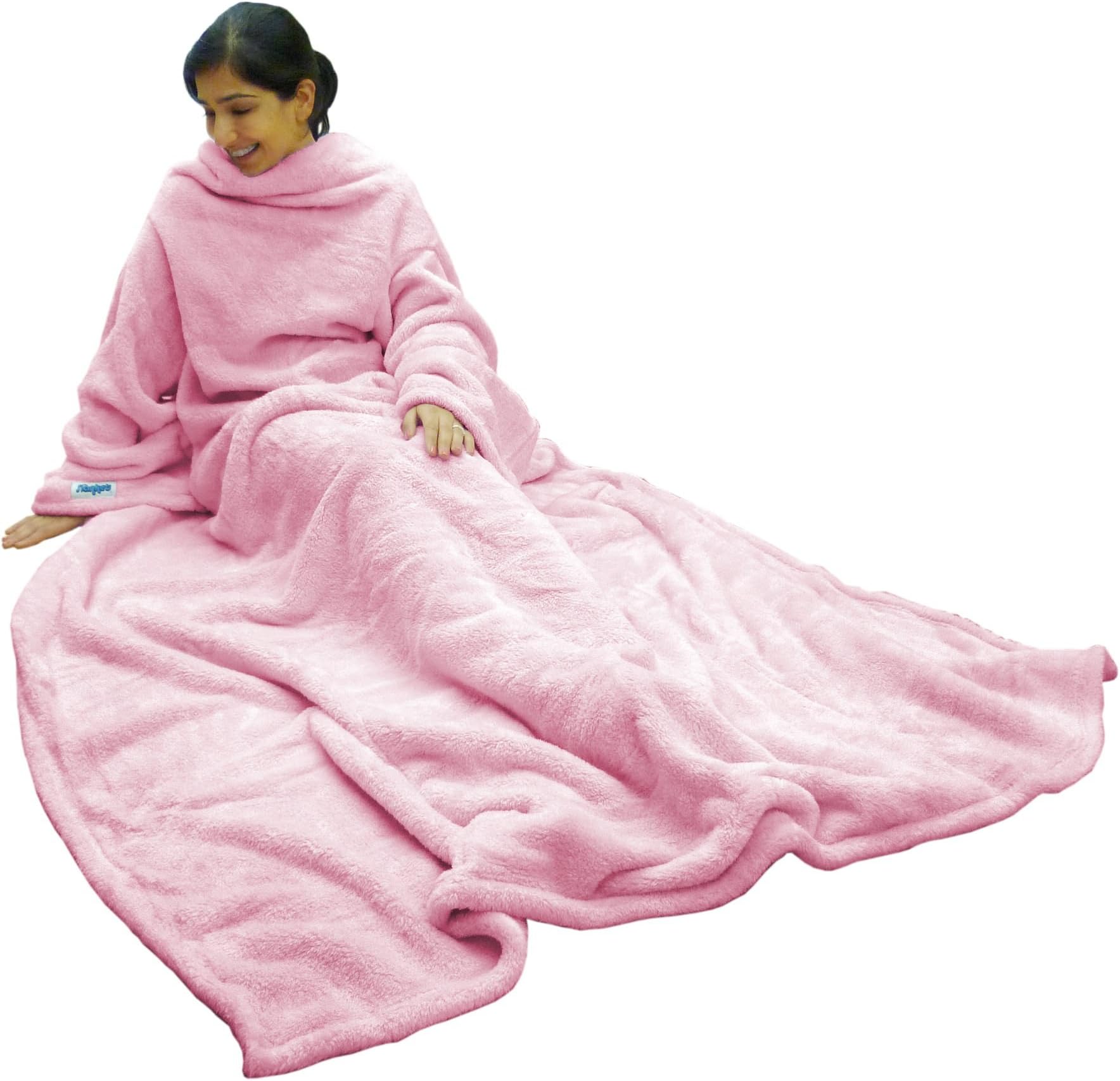 Ultimate Slanket - Pink Sleeved blanket with Sleeves