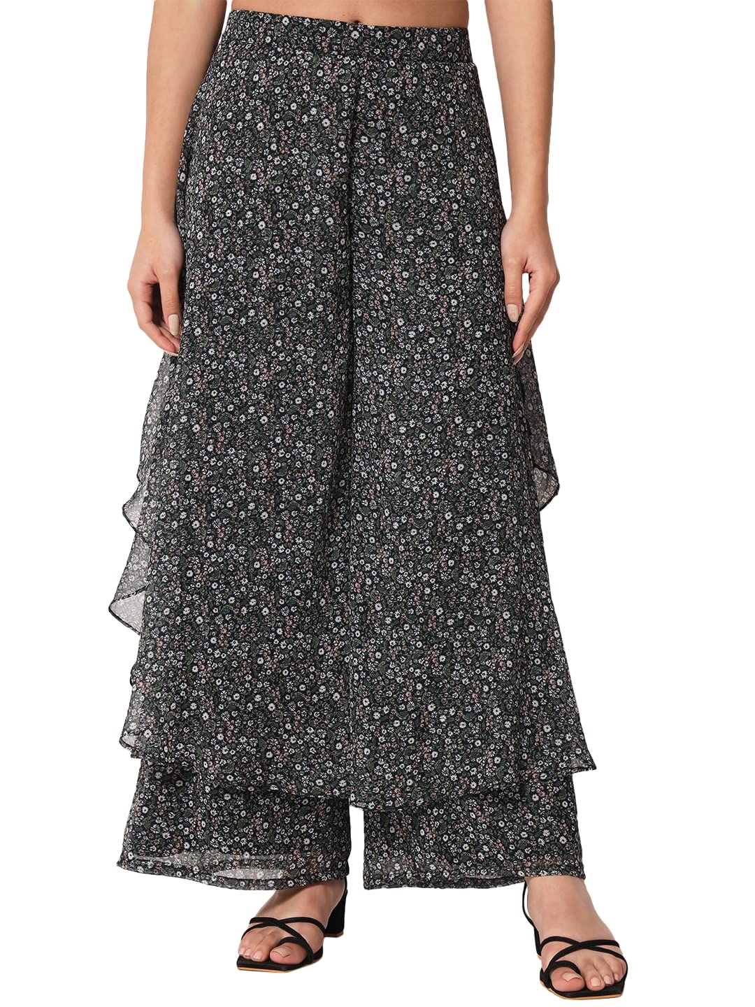 otira Women's Georgette Ankle Length Palazzo for Women (O2107BTPR506)-picture-12