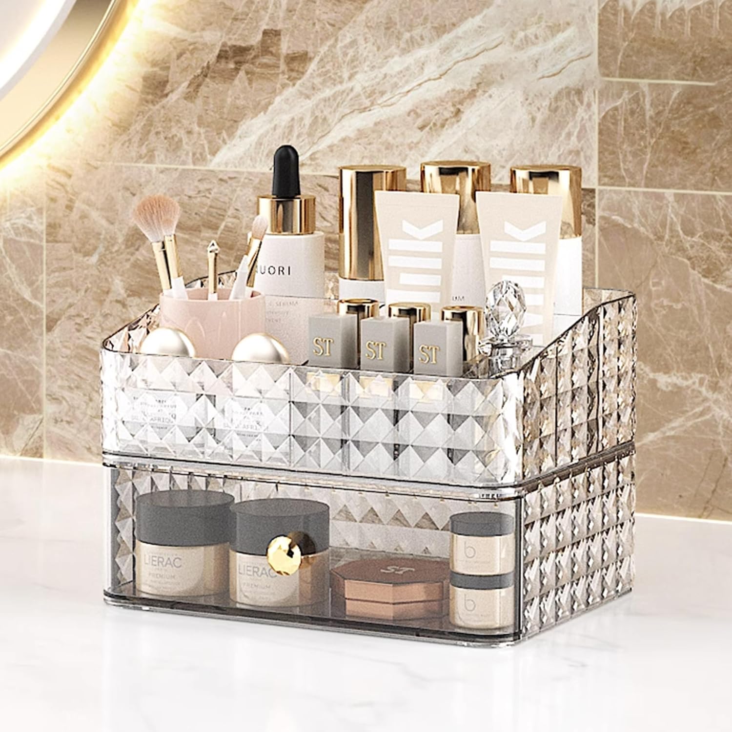 Makeup Organizer for Vanity, Skincare Organizer Make Up