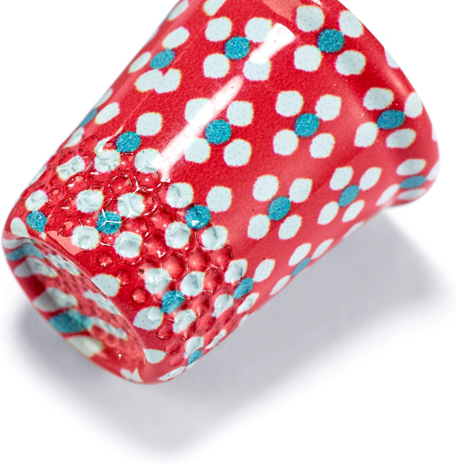 PrymLove Medium Metal Painted Thimble by Prym Love (1pc), Multi-Colour, 9.5 x 6 x 2.5 cm