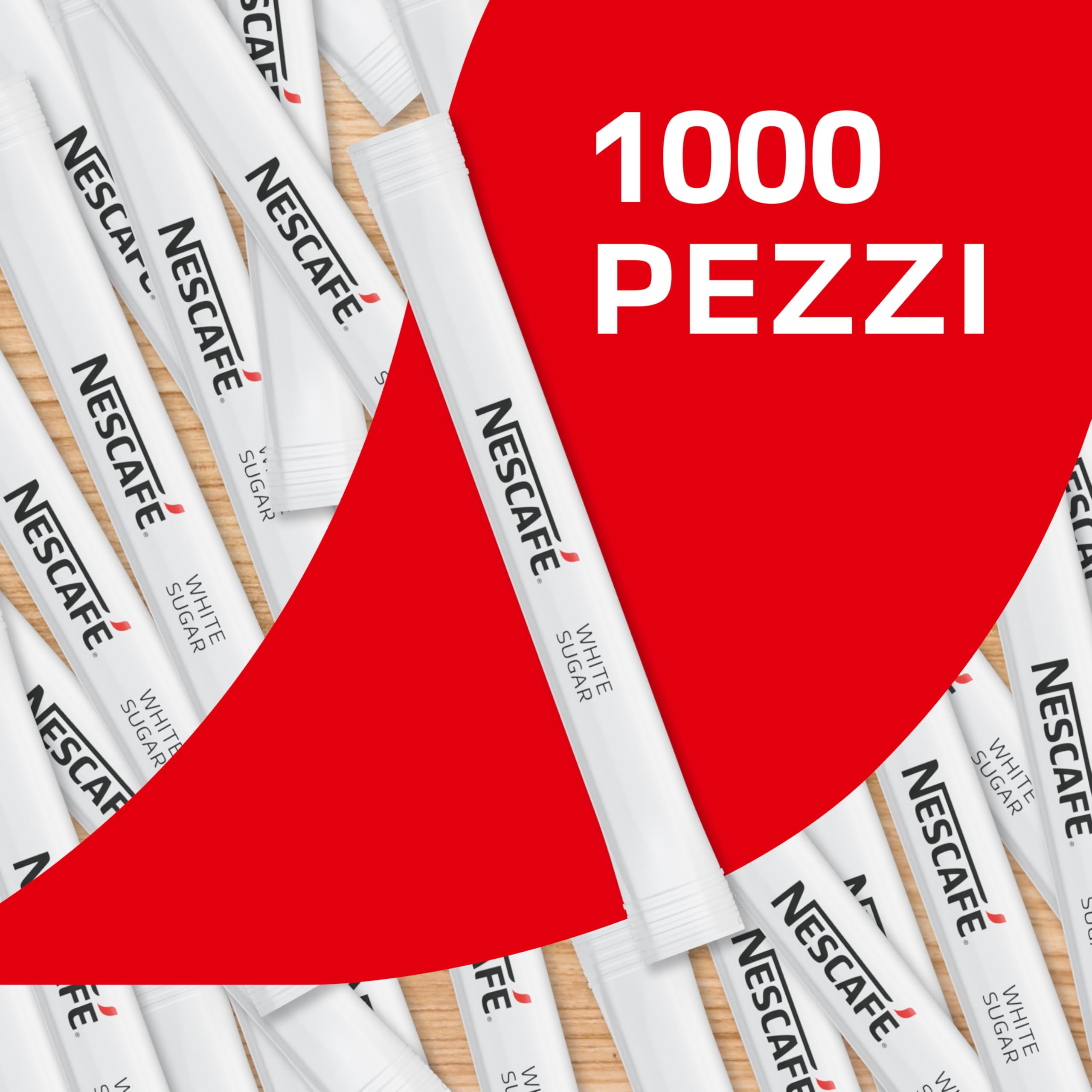 NESCAFÉ Zucchero Bianco, 1000 Bustine da 4g (4kg)