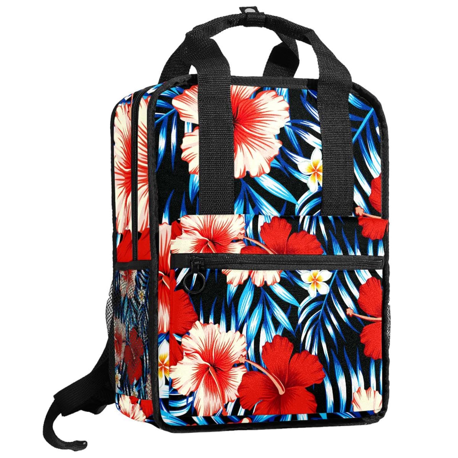 Sac à dos pour garçons à motif floral pour l'école - 8