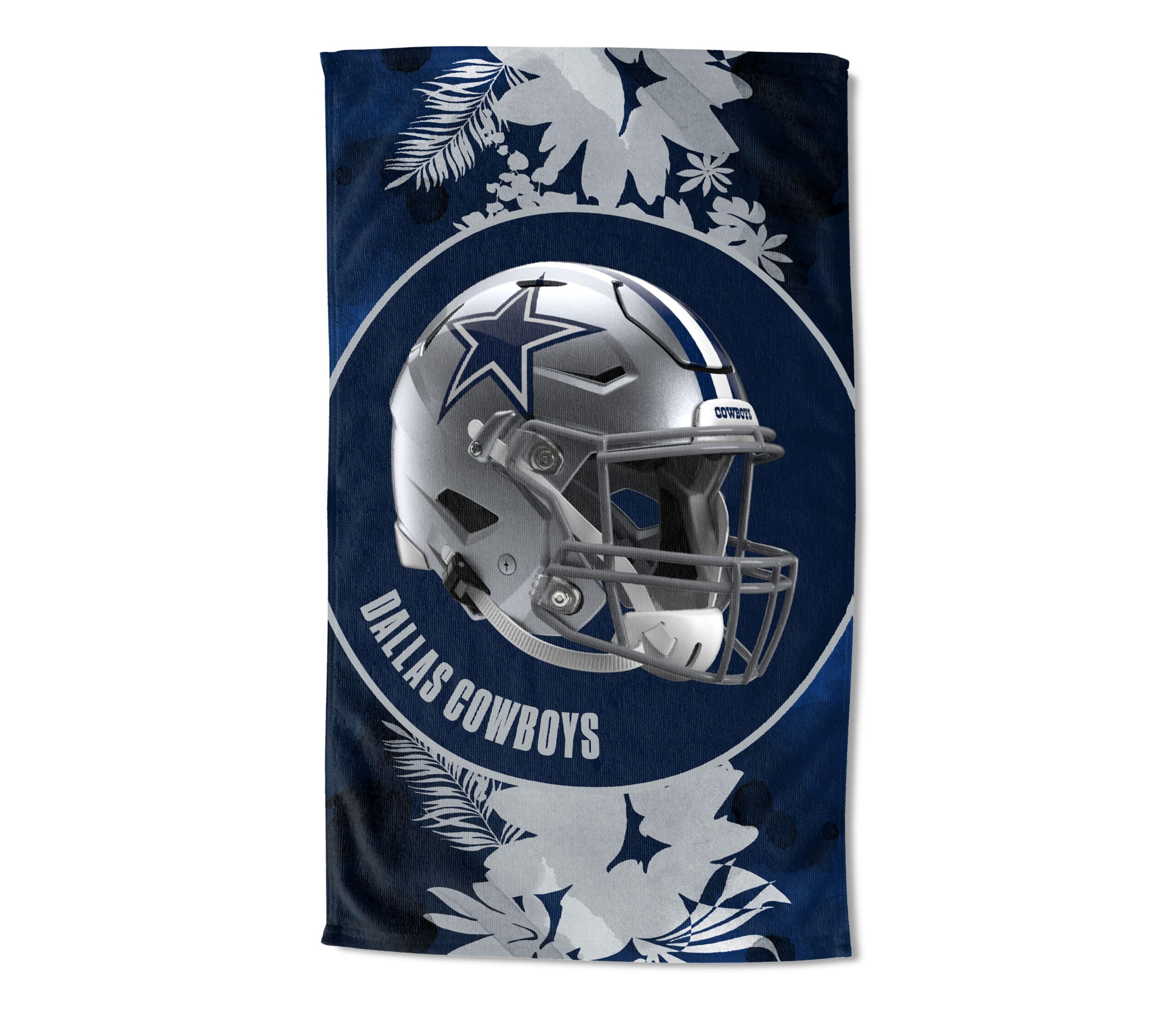NFL Dallas Cowboys Oversized Microfiber Beach Towel, 40 x 72 Inches – Quick Dry, Sand Resistant, Lightweight, Highly Absorbent, Coin Toss Design