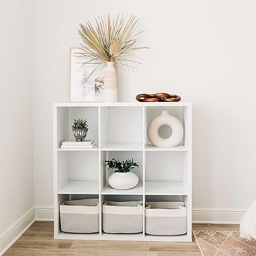 Miniatura 5 de OrganiHaus Cesta tejida para almacenamiento  Muebles de habitación de bebé  Cestas decorativas para toallas para baño  Cesta de cuerda de algodón