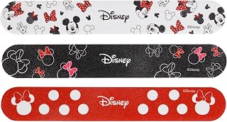 Tweezerman Disney's Mickey Mouse & Minnie Mouse Ear-esistible Nail Files (Pack of 3)