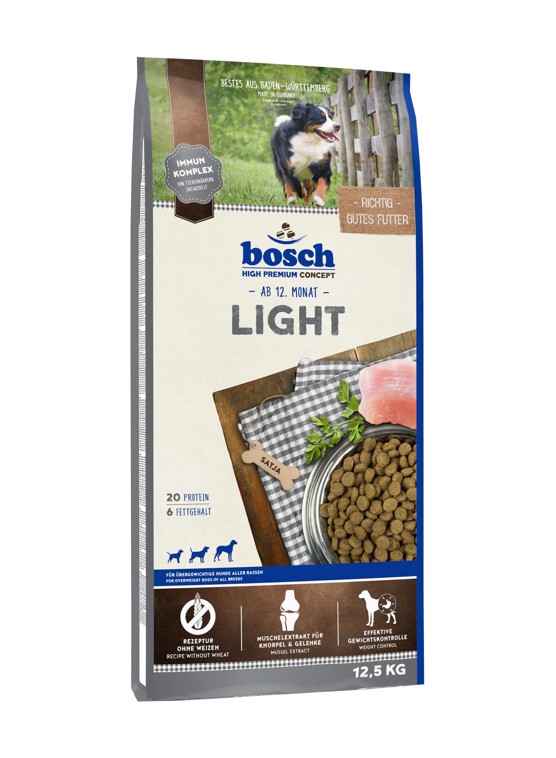 bosch ハイプレミアムSPECIAL LIGHT 低タンパク質　12.5㎏ Amazon.co.jp: ボッシュ bosch ライト 1歳以上 体重過多