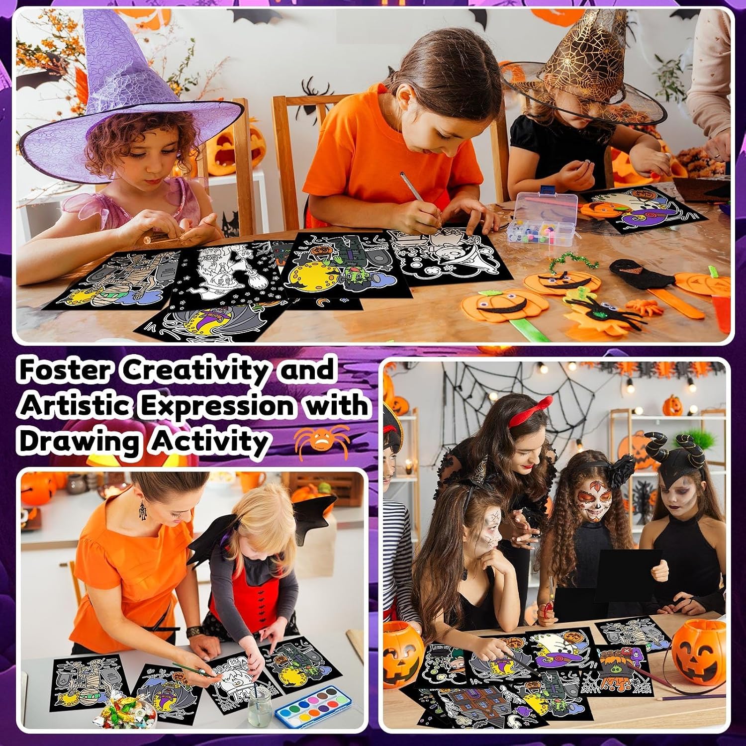 48 Pcs Velvet Coloring Poster Felt Fuzzy Craft | Fuzzy Coloring Posters, Felt Coloring Pages, Arts Crafts, Adults Teenagers, Classroom Holiday Seasonal Party Activity