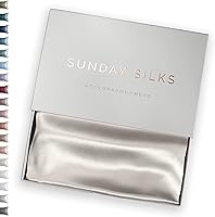 Vista 37 de FUNDA DE ALMOHADA DE SEDA DE MORERA 100% SUNDAYSILKS™, Fundas de almohada de seda para cabello y piel, Superior a la funda de almohada de satén