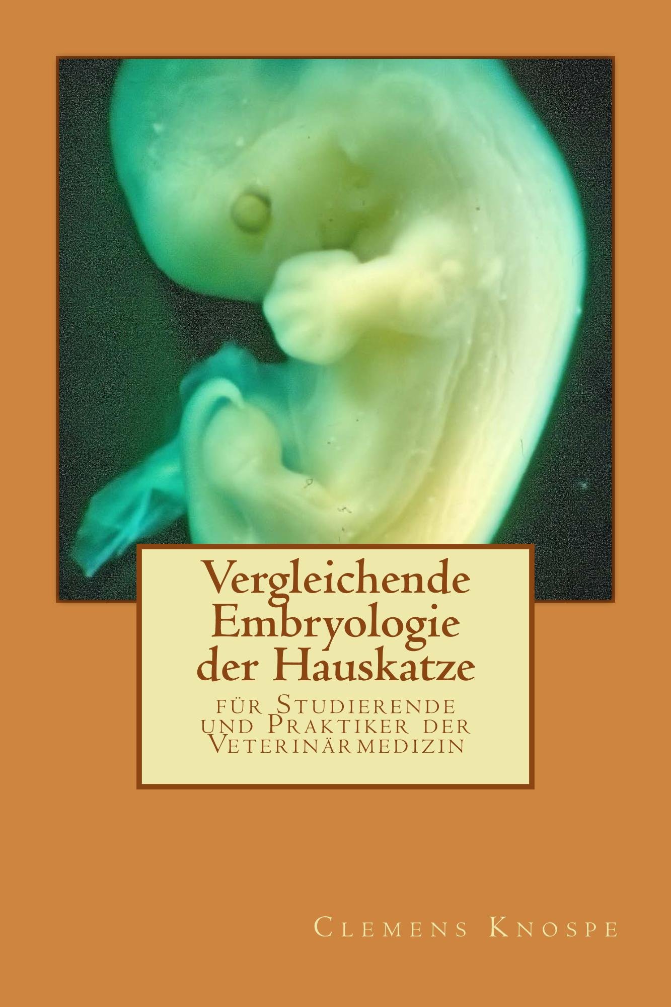 Vergleichende Embryologie der Hauskatze (German Edition)