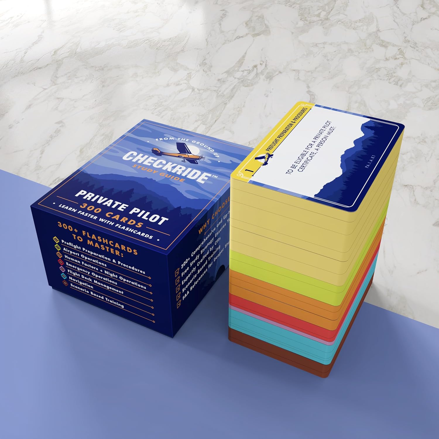 Private Pilot VFR Oral Exam Flashcards by Checkride Study Guide - 300+ Flashcards Covering All Topics Developed by CFIs - Private Pilot Oral Exam Guide