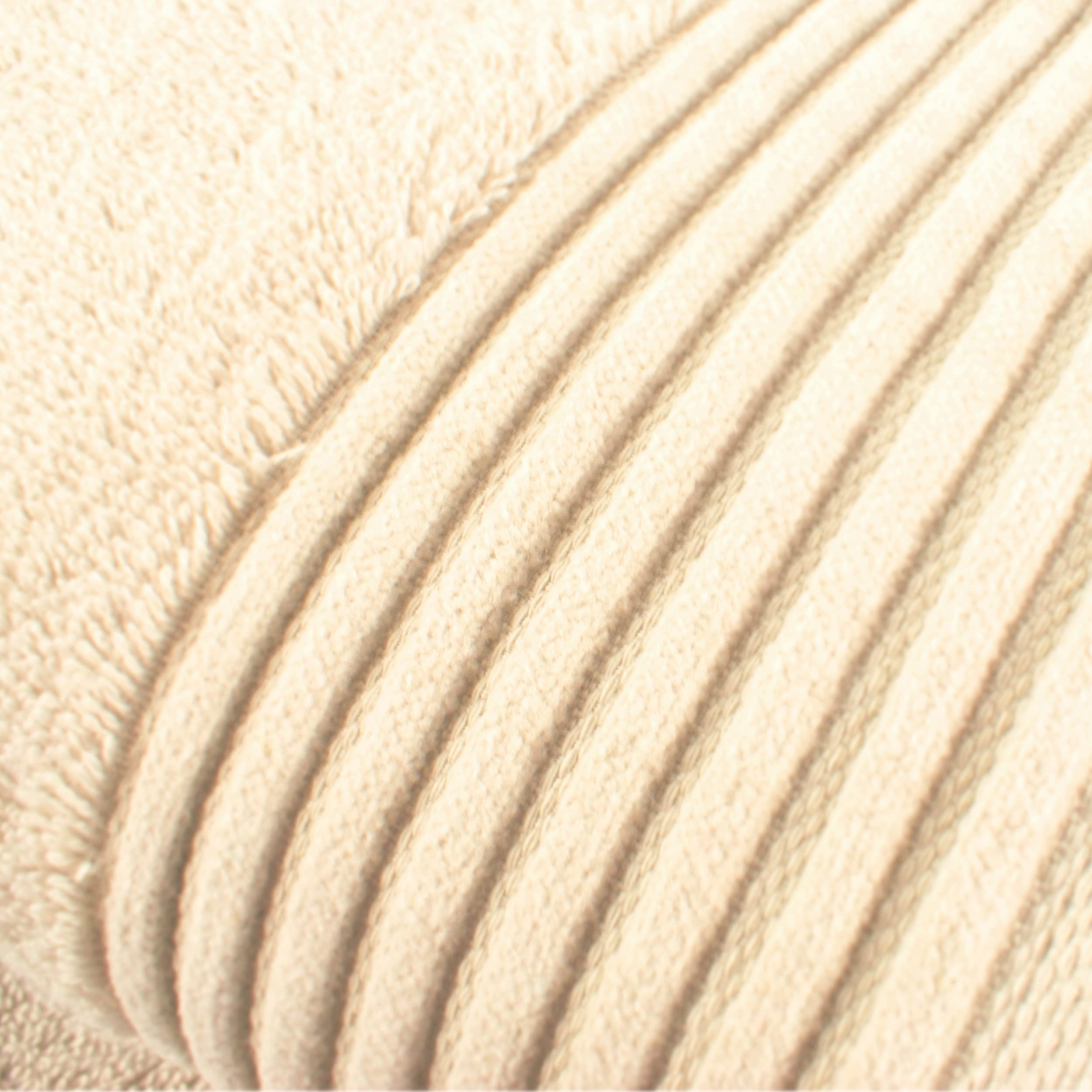 Möve Drap de Bain uni avec Passepoil Chenille 80x150 cm 100% Coton (Spinair) Beige
