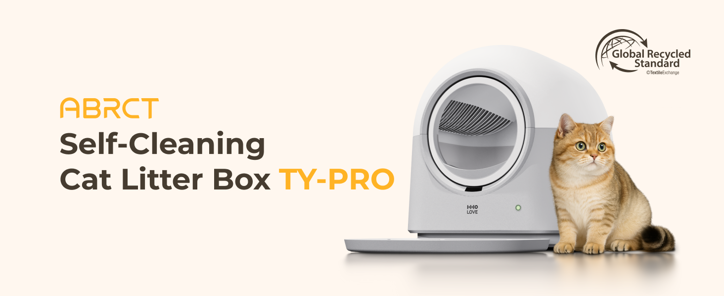 best cat litter box ever made Thereye Open Top Self-Cleaning Cat Litter Box, Hands-Free Cleaning