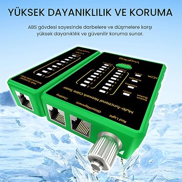 Veggieg Multi Fonksiyonel Fiber Optik RJ45 Network Ethernet Ağ Kablo Test Cihazı