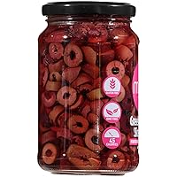 Vista 4 de Mario Camacho Foods Aceitunas mediterráneas Kalamata en rodajas, 7 onzas