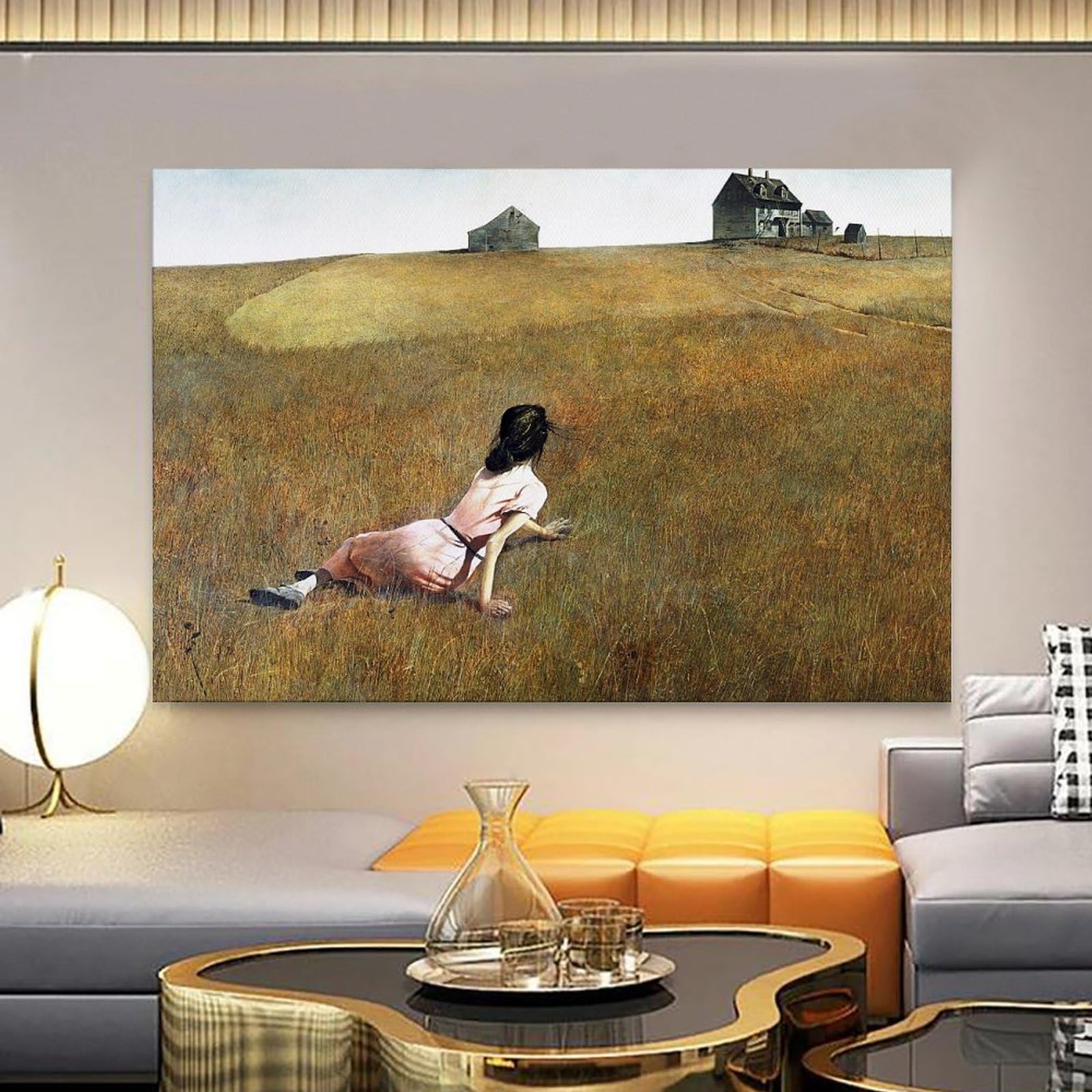 Amazon.com: Andrew Wyeth Painter Works《Christina's World》Printed