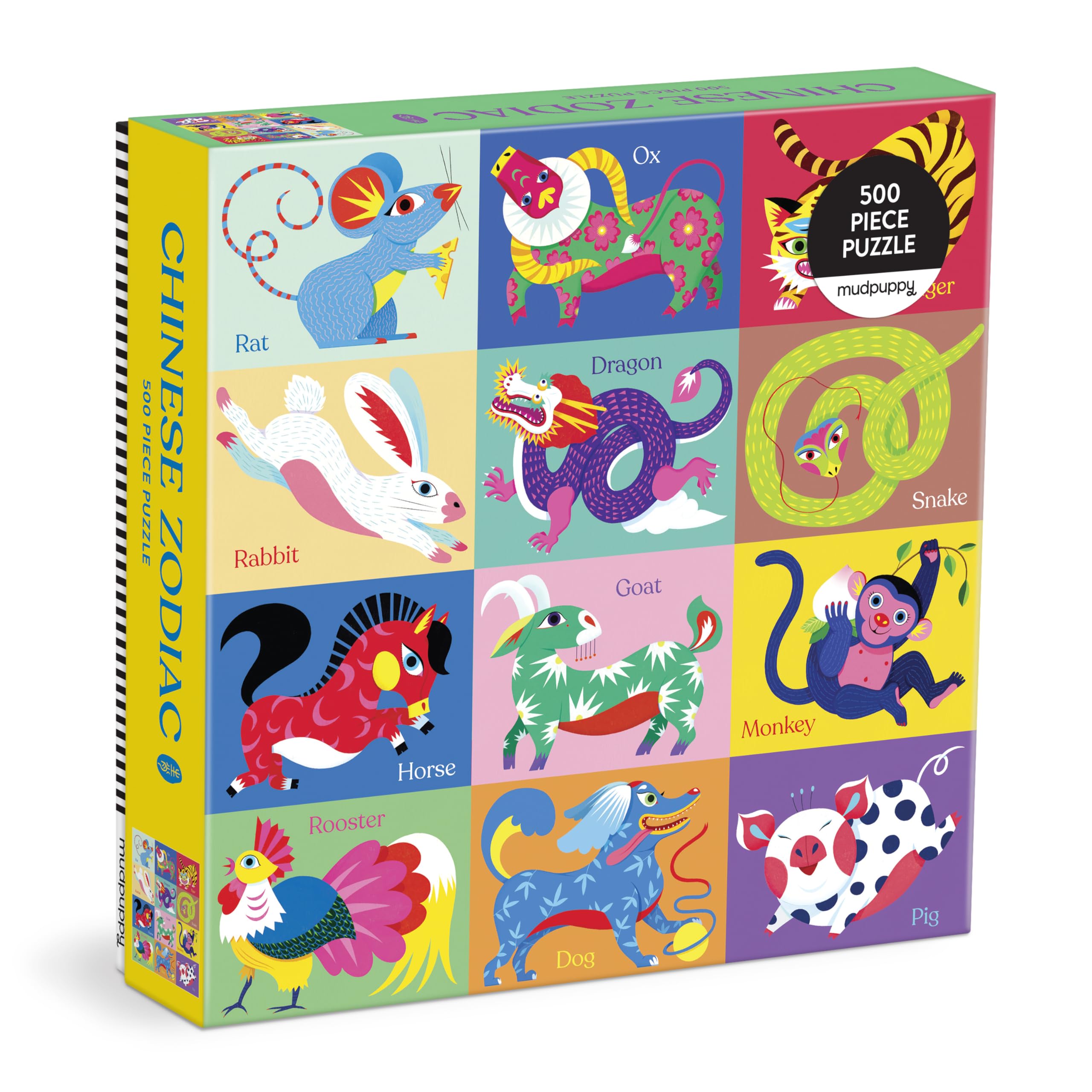 Amazon.com: Mudpuppy Chinese Zodiac – 500 Piece Family