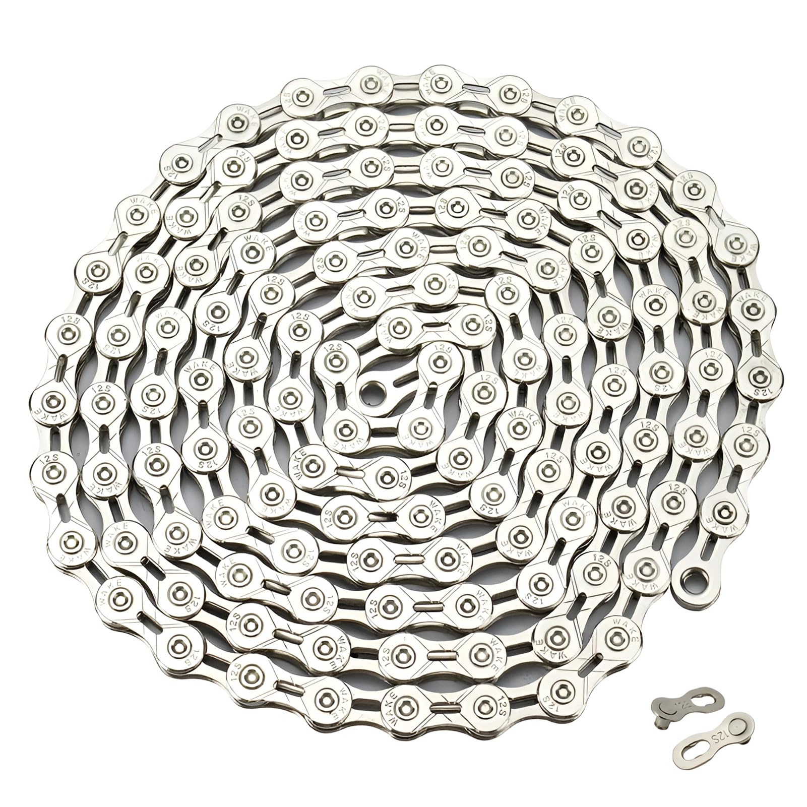 BESNIN Bike Chain 6/7/8/9/10/11/12-Speed Bicycle Chains with Quick Link, 116/126 Links, Carbon Steel Replacement Chain for Mountain Bike, Road Bike,