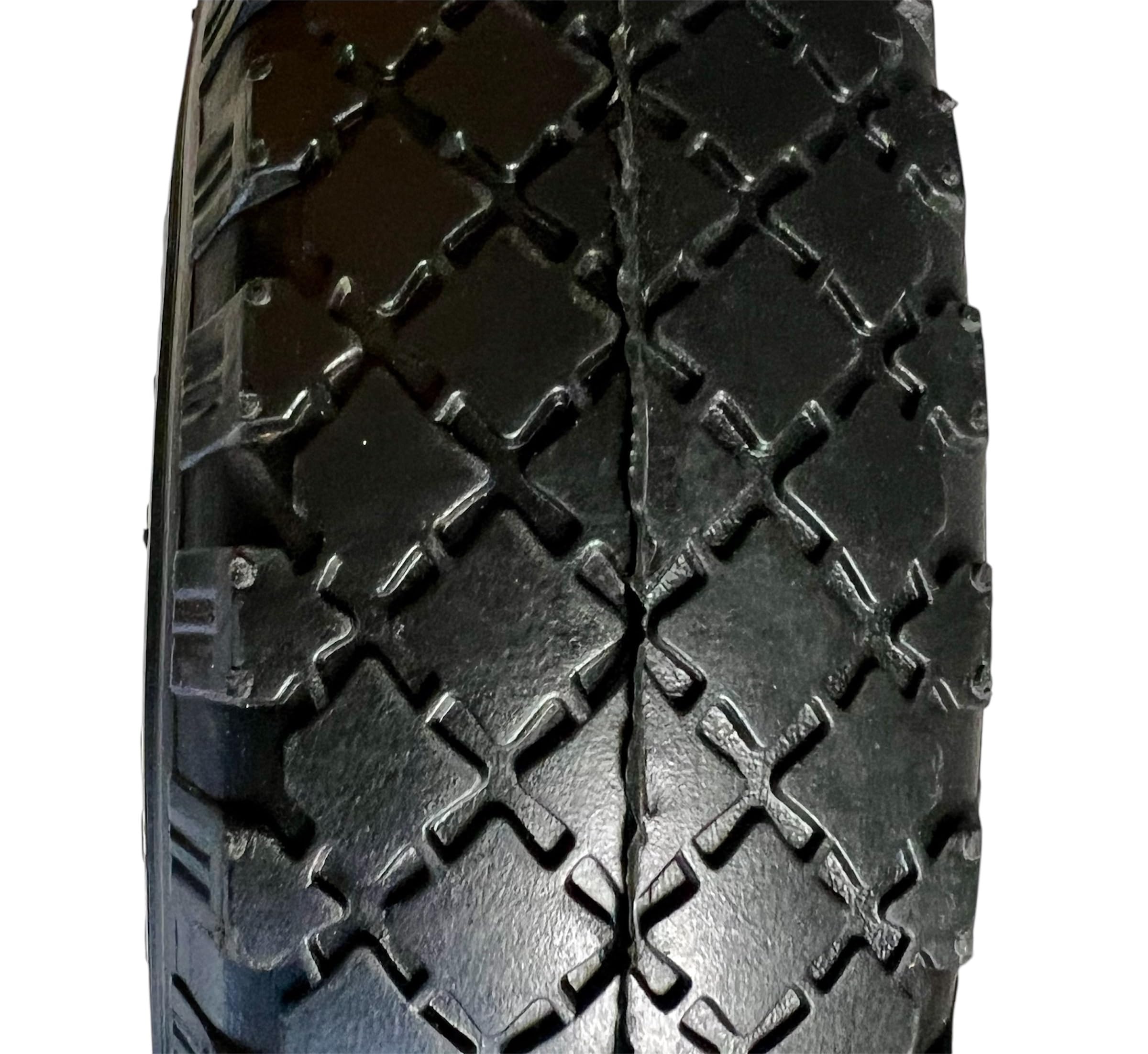 KOVA® 2X Sackkarrenrad LUFTBEREIFT 3.00-4, 260x85mm, Nabe Ø20×75, Reifen mit Schlauch & Rad Sackkarre Bollerwagen Luftreifen Ersatzrad Sackkarren Räder Rollenlager Luftrad Winkelventil Schw/Grau, L