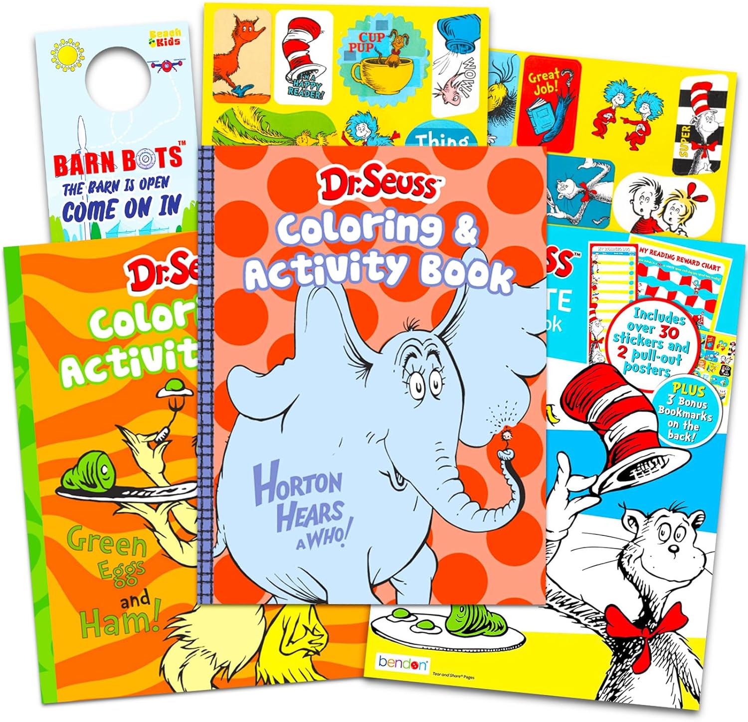 Amazon.com: Horton Hears a Who Coloring Book Set for Kids - Bundle with