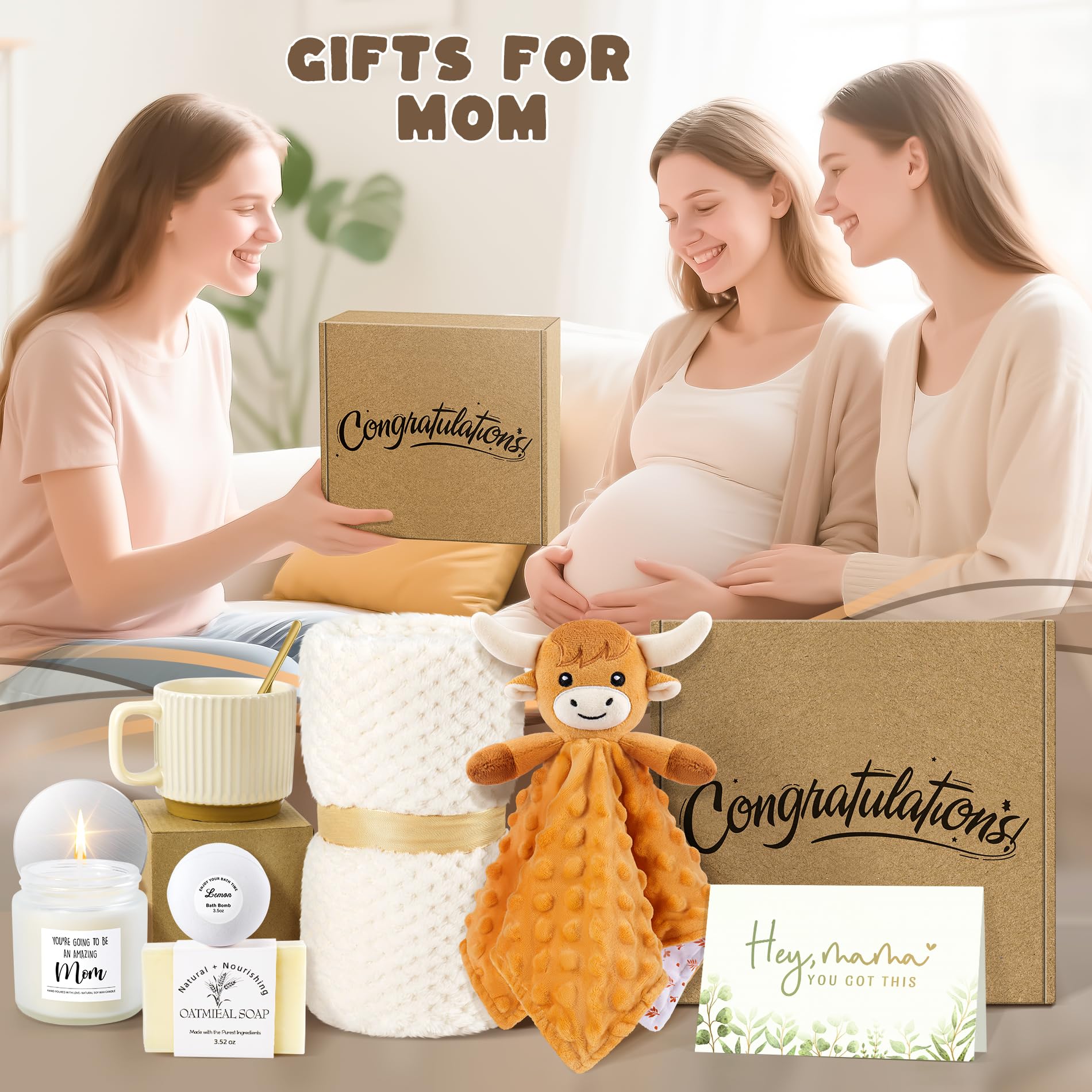 New Mom to Be Regali Nuova Mamma Cura di sé Regalo Dopo Il Bambino Nuova Mamma Regali Set Dopo La Nascita Cesto Postpartum Regali per Mamma Neonato Bambino Essenziale Gravidanza Regali per la Mamma In
