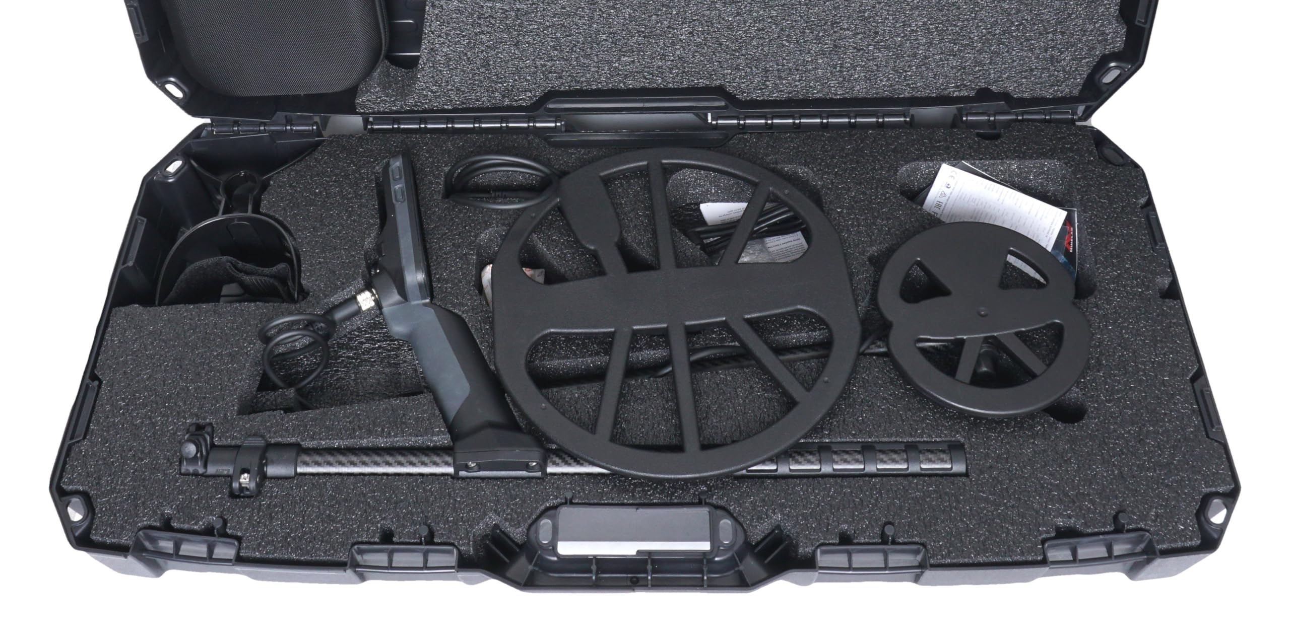 Case Club La Funda se Adapta al Detector de Metales Minelab Equinox en una Carcasa Dura, Protectora y Ligera
